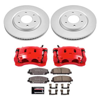 PowerStop® CPC2961-36 - Z36 Extreme Plain Front Brake Kit with Calipers