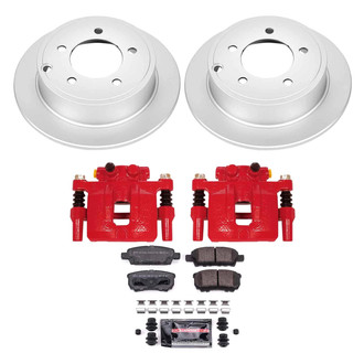 PowerStop® - Z23 Evolution Sport Plain Rear Brake Kit with Calipers