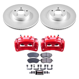 PowerStop® - Z23 Evolution Sport Plain Front Brake Kit with Calipers