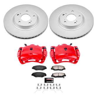 PowerStop® - Z36 Extreme Plain Front Brake Kit with Calipers