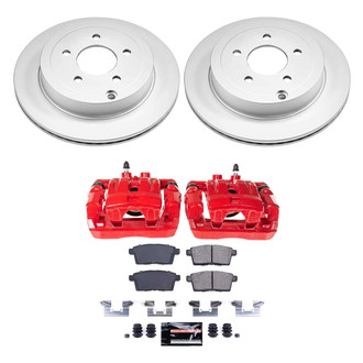 PowerStop® - Z23 Evolution Sport Plain Rear Brake Kit with Calipers