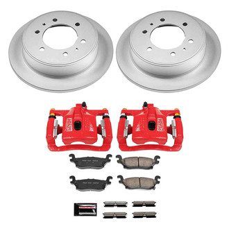 PowerStop® - Z23 Evolution Sport Plain Rear Brake Kit with Calipers