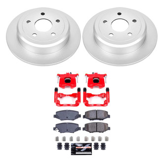 PowerStop® - Z23 Evolution Sport Plain Rear Brake Kit with Calipers