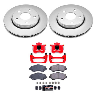 PowerStop® - Z23 Evolution Sport Plain Front Brake Kit with Calipers