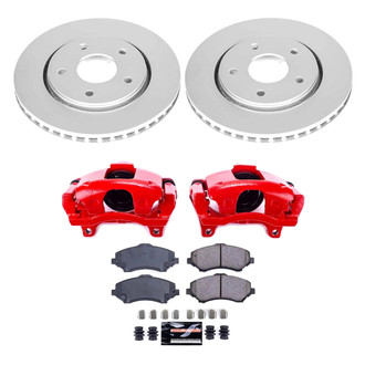 PowerStop® - Z23 Evolution Sport Plain Front Brake Kit with Calipers