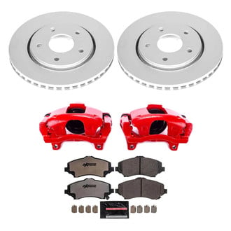PowerStop® - Z36 Extreme Plain Front Brake Kit with Calipers