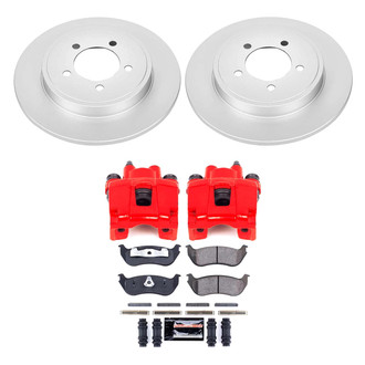 PowerStop® - Z23 Evolution Sport Plain Rear Brake Kit with Calipers
