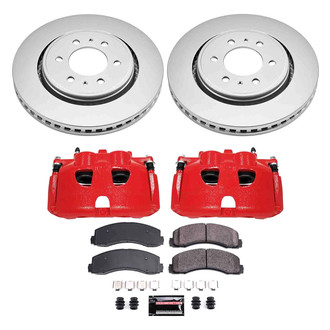 PowerStop® - Z23 Evolution Sport Plain Front Brake Kit with Calipers