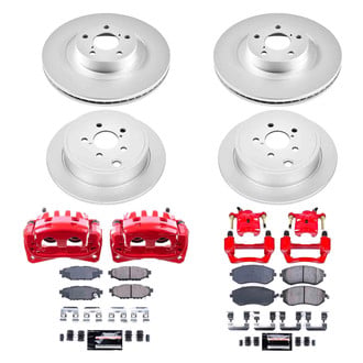 PowerStop® - Z23 Evolution Sport Plain Front and Rear Brake Kit with Calipers