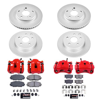 PowerStop® - Z23 Evolution Sport Plain Front and Rear Brake Kit with Calipers