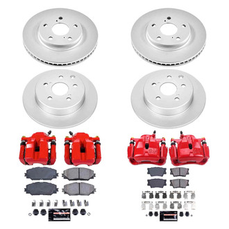 PowerStop® - Z23 Evolution Sport Plain Front and Rear Brake Kit with Calipers