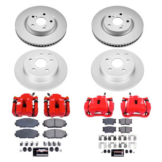 PowerStop® - Z23 Evolution Sport Plain Front and Rear Brake Kit with Calipers