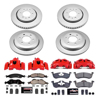 PowerStop® - Z23 Evolution Sport Plain Front and Rear Brake Kit with Calipers