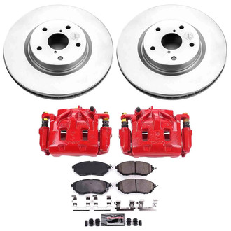 PowerStop® - Z23 Evolution Sport Plain Front Brake Kit with Calipers