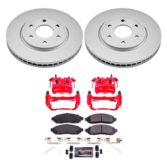 PowerStop® - Z23 Evolution Sport Plain Front Brake Kit with Calipers