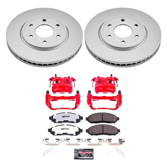 PowerStop® - Z36 Extreme Plain Front Brake Kit with Calipers