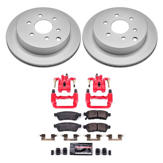 PowerStop® - Z23 Evolution Sport Plain Rear Brake Kit with Calipers