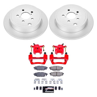 PowerStop® - Z23 Evolution Sport Plain Rear Brake Kit with Calipers