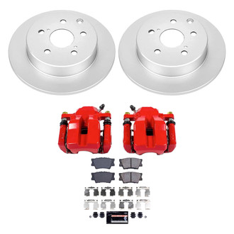 PowerStop® - Z23 Evolution Sport Plain Rear Brake Kit with Calipers
