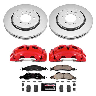 PowerStop® - Z23 Evolution Sport Plain Front Brake Kit with Calipers