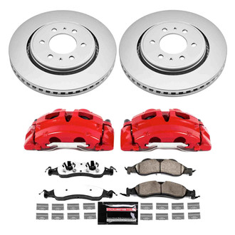PowerStop® - Z36 Extreme Plain Front Brake Kit with Calipers