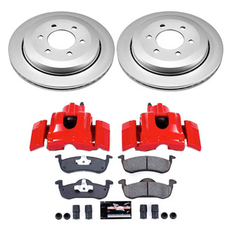PowerStop® - Z23 Evolution Sport Plain Rear Brake Kit with Calipers