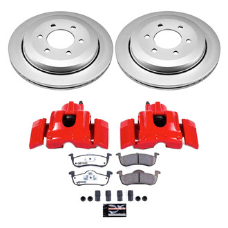 PowerStop® - Z36 Extreme Plain Rear Brake Kit with Calipers