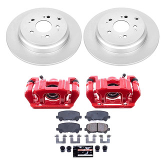 PowerStop® - Z23 Evolution Sport Plain Rear Brake Kit with Calipers