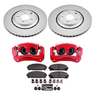 PowerStop® - Z23 Evolution Sport Plain Front Brake Kit with Calipers