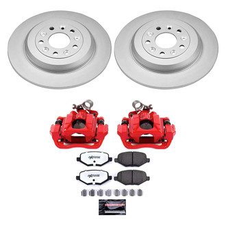 PowerStop® - Z36 Extreme Plain Rear Brake Kit with Calipers