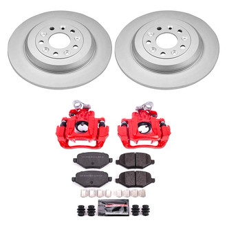 PowerStop® - Z23 Evolution Sport Plain Rear Brake Kit with Calipers