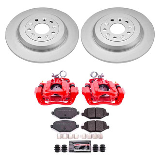 PowerStop® - Z23 Evolution Sport Plain Rear Brake Kit with Calipers