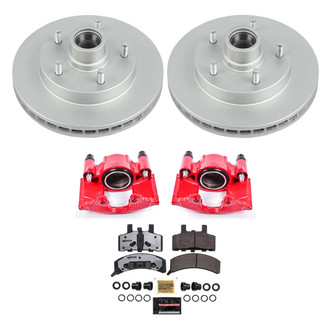 PowerStop® - Z36 Extreme Plain Front Brake Kit with Calipers