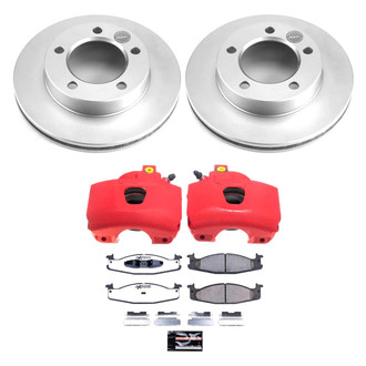 PowerStop® - Z36 Extreme Plain Front Brake Kit with Calipers