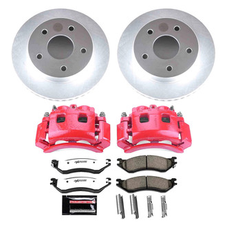 PowerStop® - Z36 Extreme Plain Front Brake Kit with Calipers
