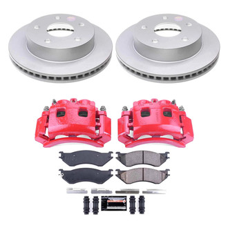 PowerStop® - Z23 Evolution Sport Plain Front Brake Kit with Calipers