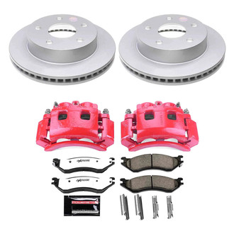 PowerStop® - Z36 Extreme Plain Front Brake Kit with Calipers