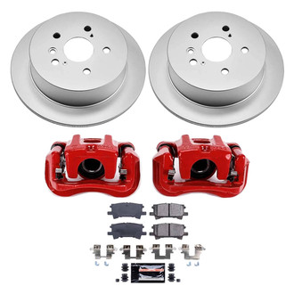 PowerStop® - Z23 Evolution Sport Plain Rear Brake Kit with Calipers