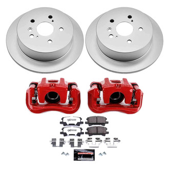 PowerStop® - Z36 Extreme Plain Rear Brake Kit with Calipers
