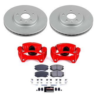 PowerStop® - Z23 Evolution Sport Plain Front Brake Kit with Calipers