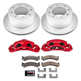 PowerStop® - Z36 Extreme Plain Rear Brake Kit with Calipers