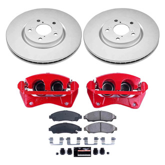 PowerStop® - Z23 Evolution Sport Plain Front Brake Kit with Calipers