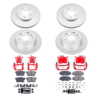 PowerStop® - Z23 Evolution Sport Plain Front and Rear Brake Kit with Calipers