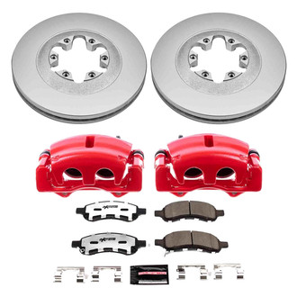 PowerStop® - Z36 Extreme Plain Front Brake Kit with Calipers