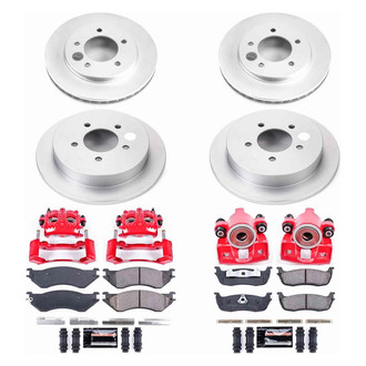 PowerStop® - Z23 Evolution Sport Plain Front and Rear Brake Kit with Calipers