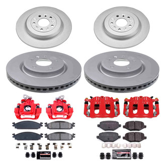 PowerStop® - Z23 Evolution Sport Plain Front and Rear Brake Kit with Calipers