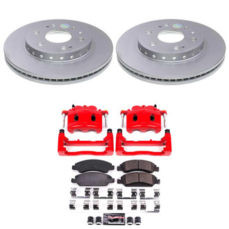 PowerStop® - Z23 Evolution Sport Plain Front Brake Kit with Calipers