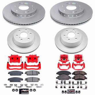PowerStop® - Z23 Evolution Sport Plain Front and Rear Brake Kit with Calipers