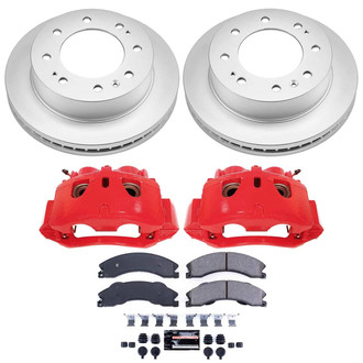 PowerStop® - Z23 Evolution Sport Plain Front Brake Kit with Calipers