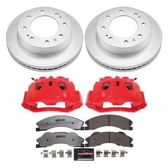 PowerStop® - Z36 Extreme Plain Front Brake Kit with Calipers